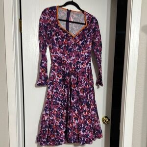 PUG S Floral Long Sleeve Dress